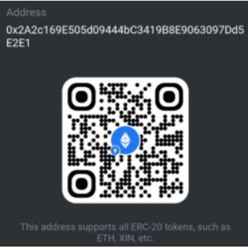 Ethereum donation address QR code